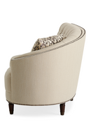 Nail-Trimmed Tufted Sofa | Caracole Laf