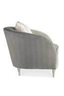 Gray Barrel Lounge Chair | Caracole Farrah | Oroatrade.com