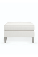 Cream Cushioned Ottoman | Caracole Victoriav | Oroatrade.com
