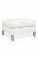 Cream Cushioned Ottoman | Caracole Victoriav | Oroatrade.com