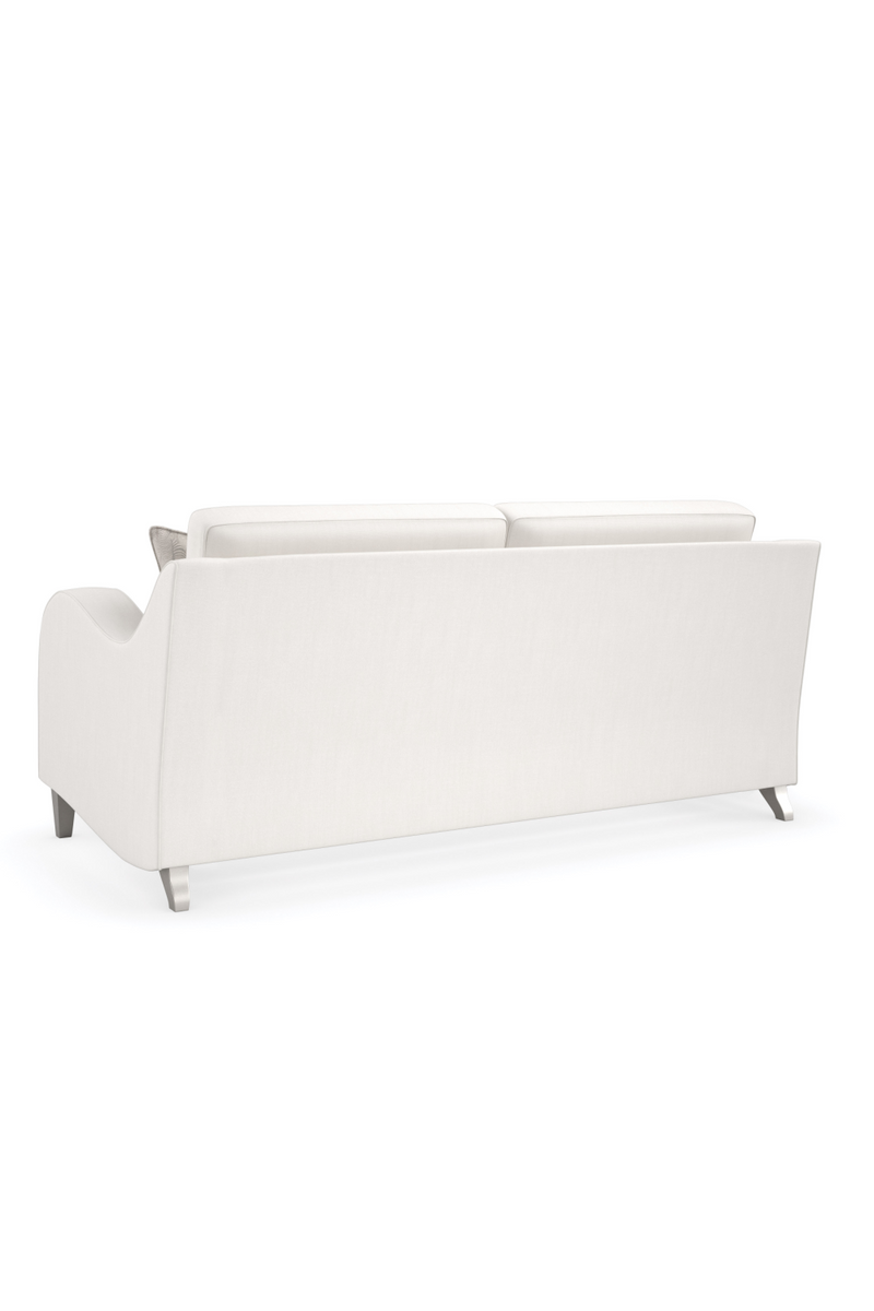 White Modern Classic Sofa | Caracole Victoria |  Oroatrade.com