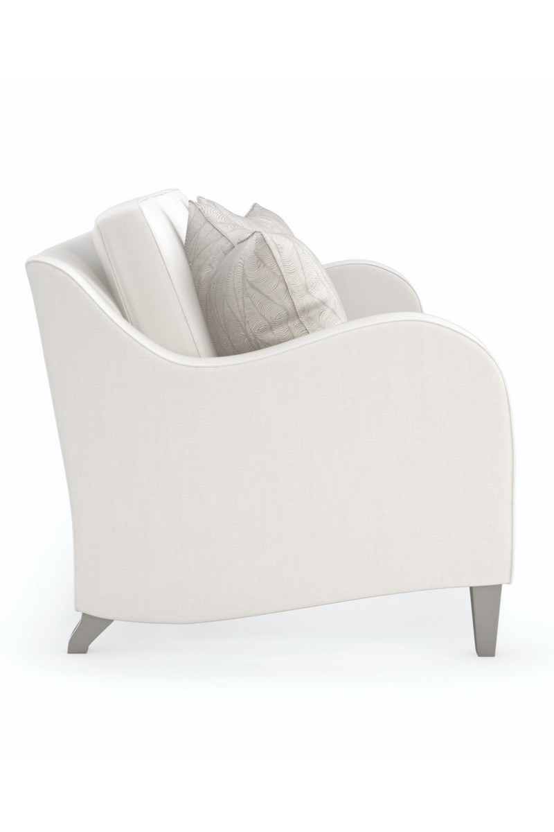 White Modern Classic Sofa | Caracole Victoria |  Oroatrade.com