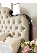 Cream Tufted Silk California King Bed | Caracole Everly |  Oroatrade.com