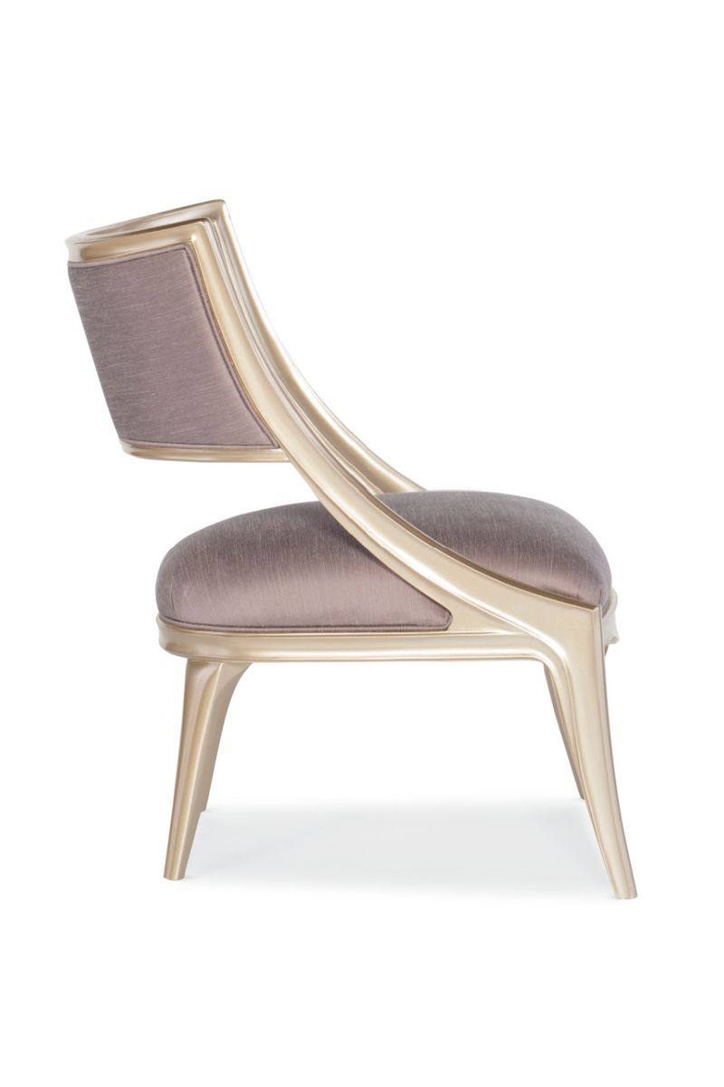 Lavender Linen Accent Chair | Caracole Adela | Oroatrade.com