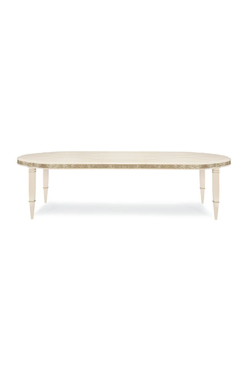 Carved Oval Dining Table | Caracole Adela | Oroatrade.com