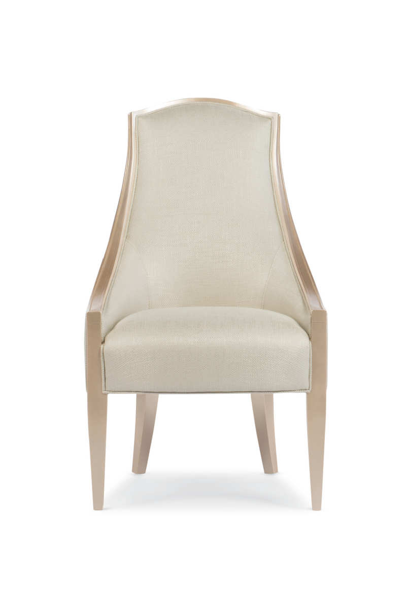 Cream Bouclé Side Chair | Caracole Adela | Oroatrade.com