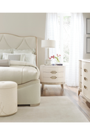 Cream Velvet Tufted Bed | Caracole Adela | Oroatrade.com