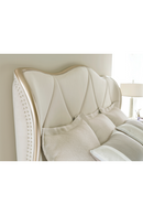 Cream Velvet Tufted Bed | Caracole Adela | Oroatrade.com