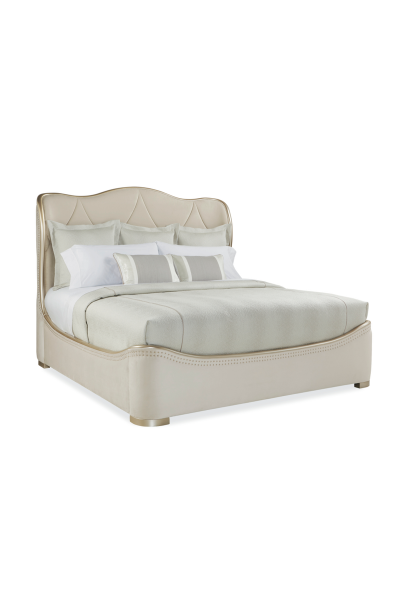Cream Velvet California King Bed | Caracole | Oroatrade.com