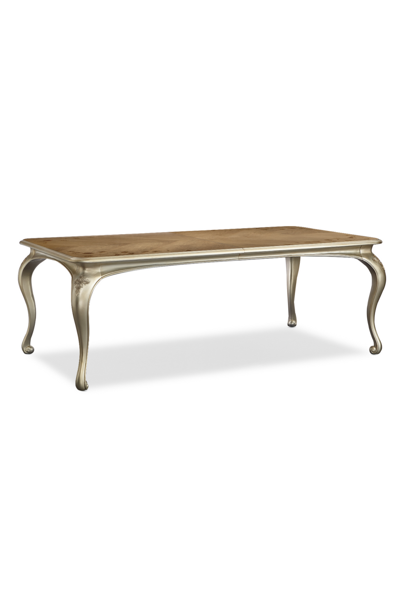 Silver Trimmed Extendable Dining Table | Caracole Avondale | Oroatrade.com
