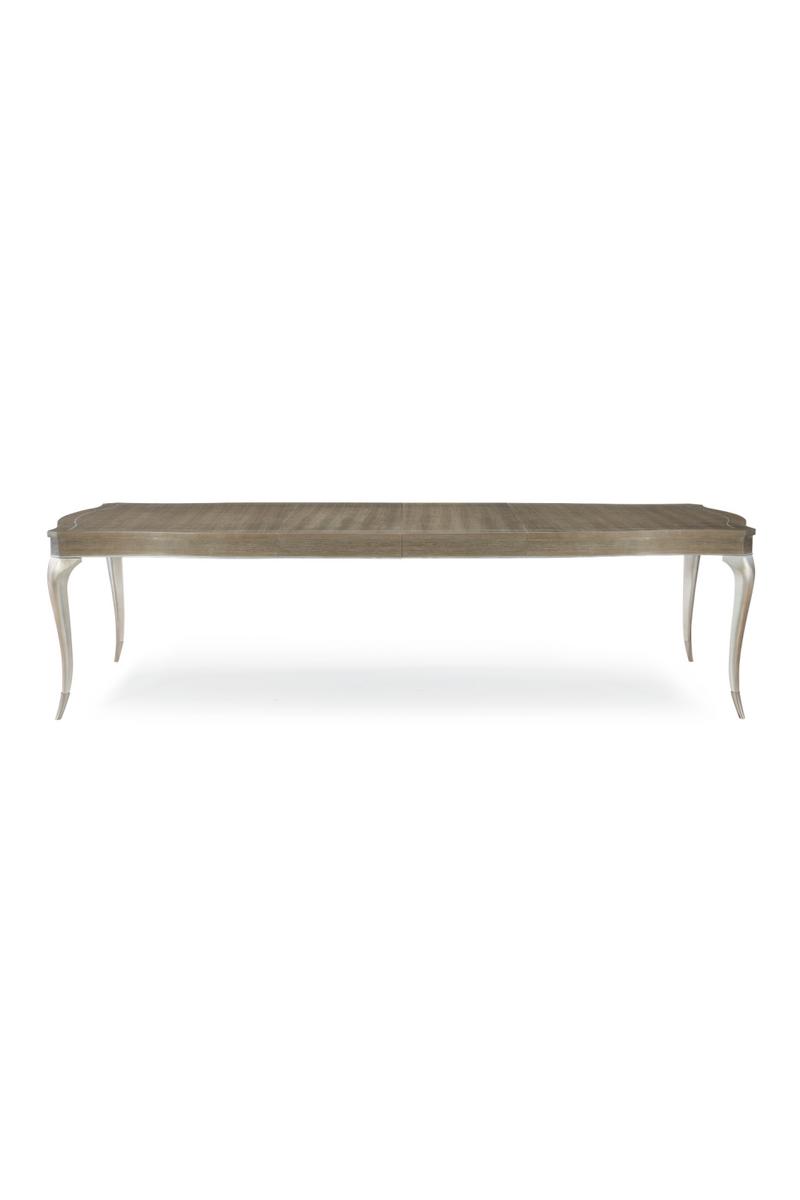 Silver Trimmed Extendable Dining Table | Caracole Avondale | Oroatrade.com