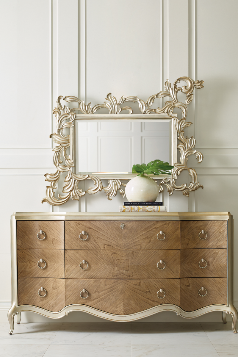 Carved Decorative Mirror | Caracole Fontainebleau | Oroatrade.com