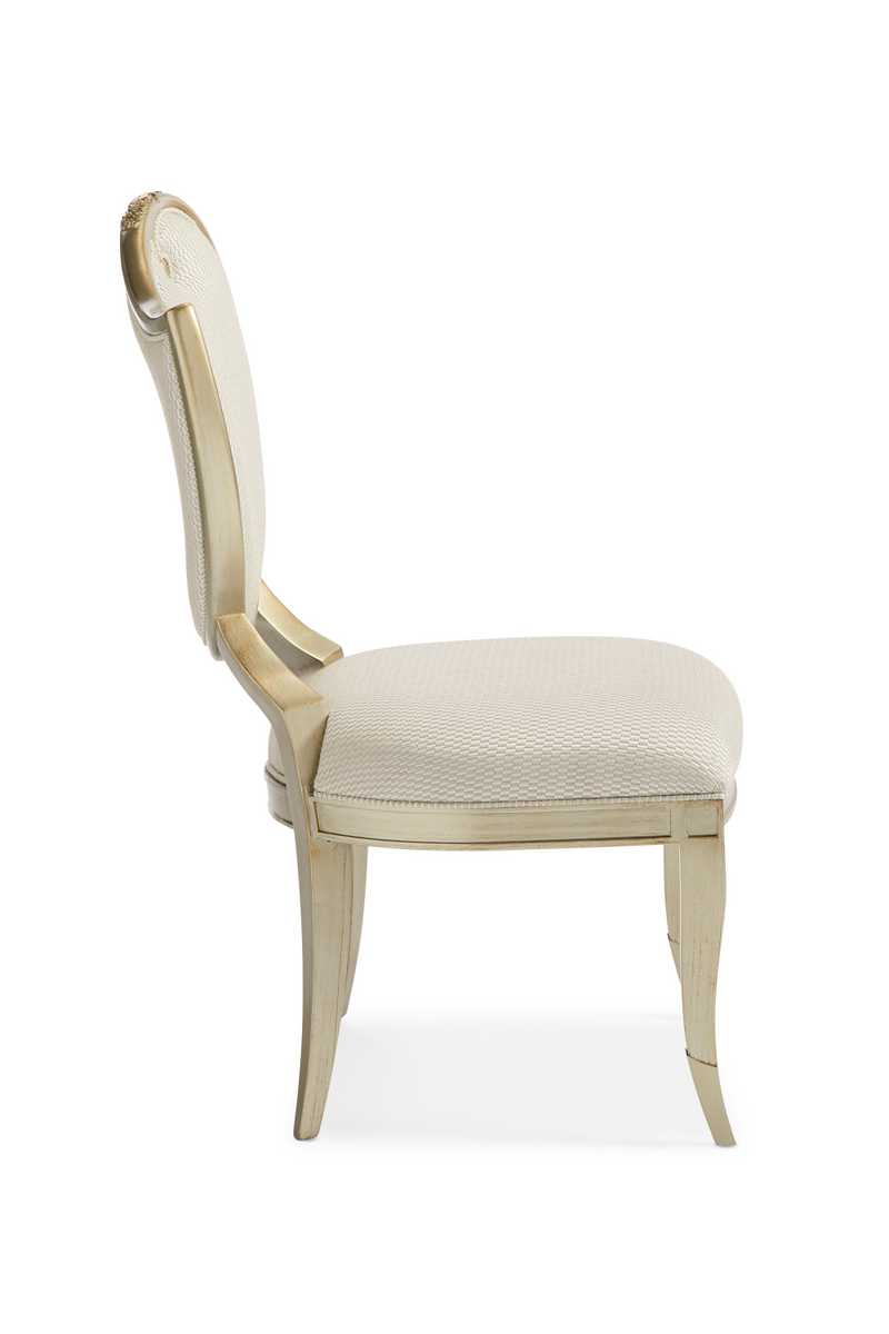 Carved Scroll Side Chair (2) | Caracole | Oroatrade.com