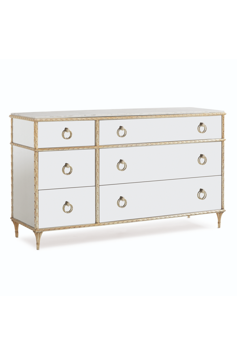 Vintage Style White Dresser | Caracole Double | Oroatrade.com