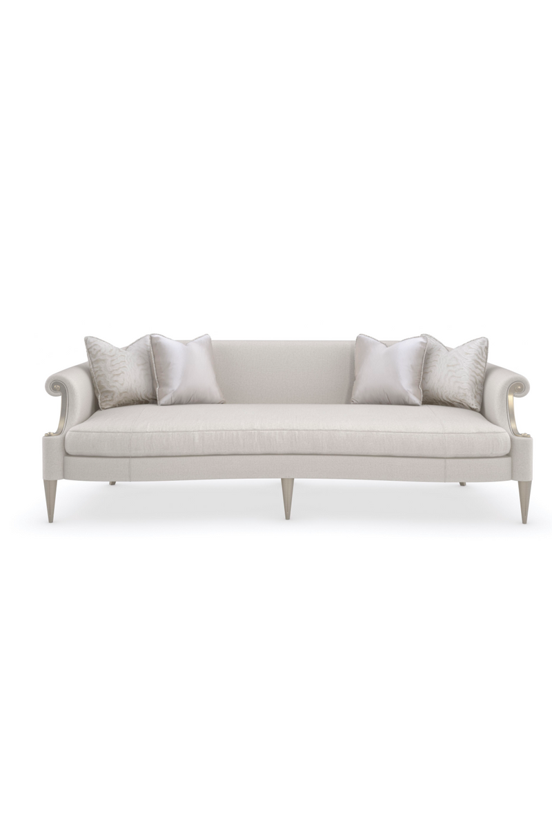 Scroll-Armed Sofa | Caracole Lillian | Oroatrade.com