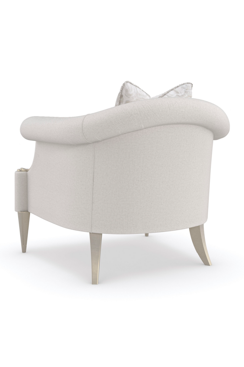 Scroll-Armed Lounge Chair | Caracole Lillian | Oroatrade.com