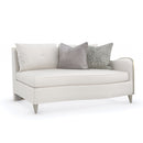 Contract furniture - Cream Chenille Right-Armed Sofa - www.oroatrade.com