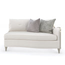 Contract furniture - Cream Chenille Right-Armed Sofa - www.oroatrade.com