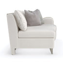 Contract furniture - Cream Chenille Right-Armed Sofa - www.oroatrade.com