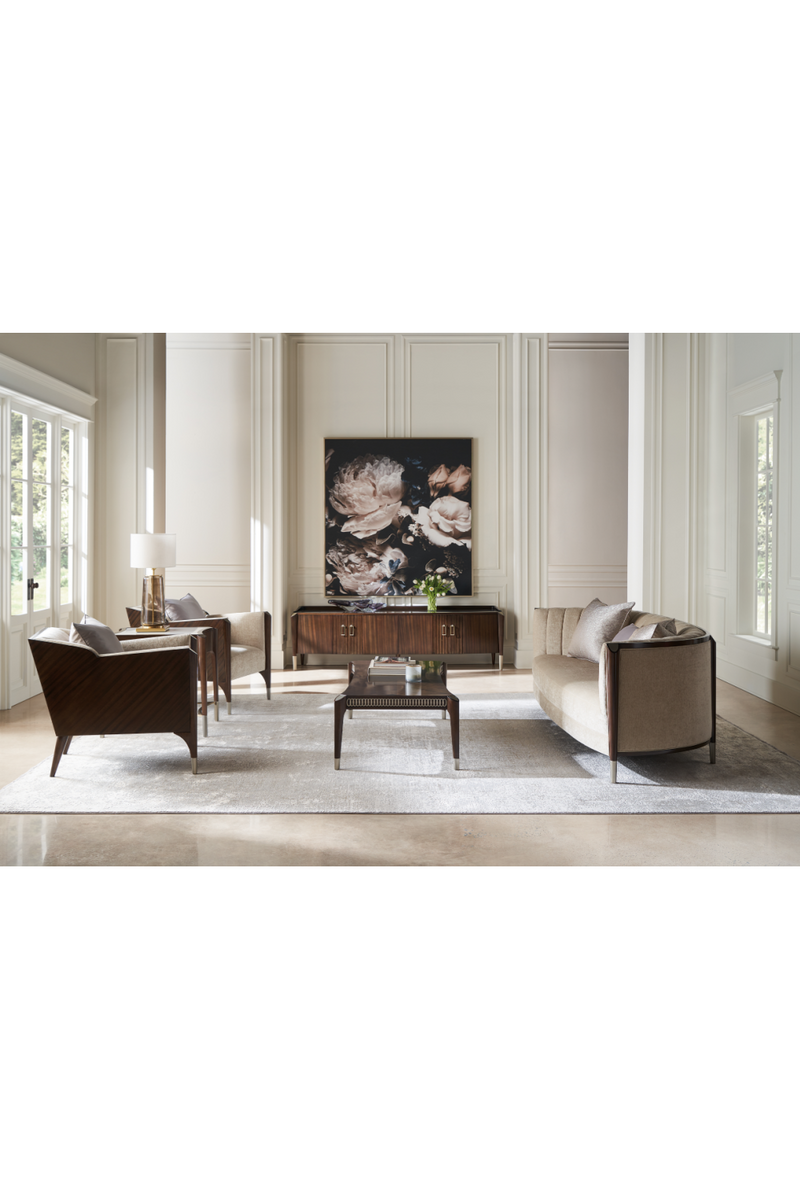 Channel Tufted Sofa | Caracole The Oxford | Oroatrade.com