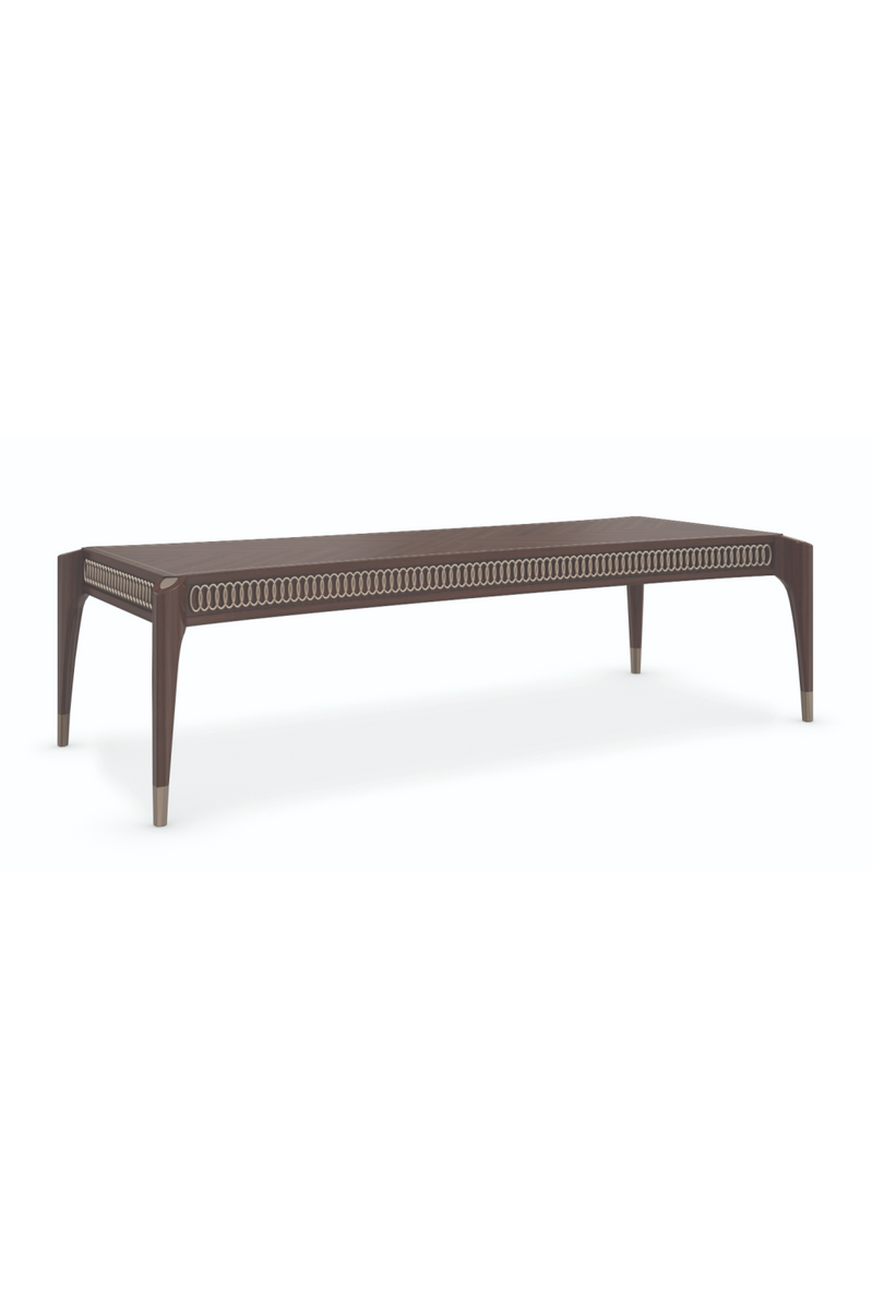 Brown Wooden Classic Coffee Table | Caracole The Oxford | Oroatrade.com