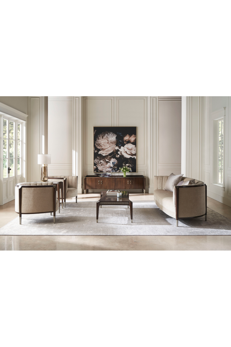 Brown Wooden Classic Coffee Table | Caracole The Oxford | Oroatrade.com