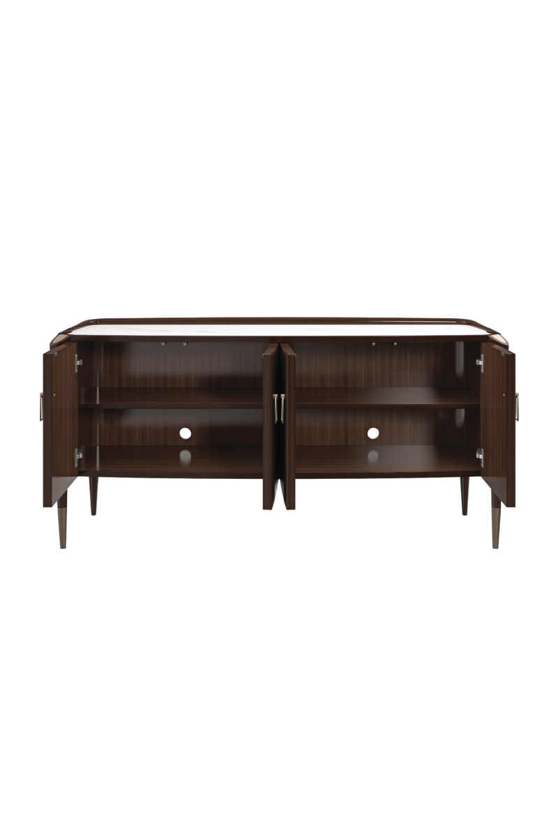 Dark Brown Wooden Sideboard | Caracole The Oxford | Oroatrade.com