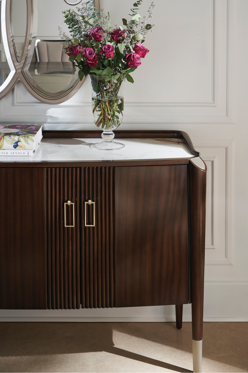 Dark Brown Wooden Sideboard | Caracole The Oxford | Oroatrade.com