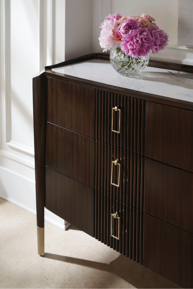 Dark Wood Dresser | Caracole The Oxford | Oroatrade.com