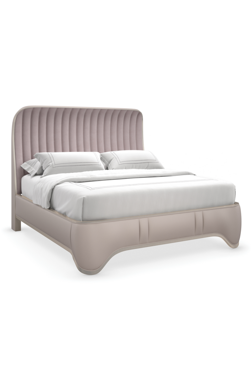 Tufted Chenille Curved Bed | Caracole The Oxford | Oroatrade.com
