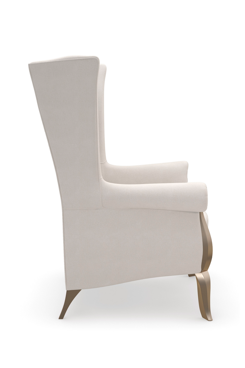 Cream Wingback Accent Chair | Caracole Valentina | Oroatrade.com