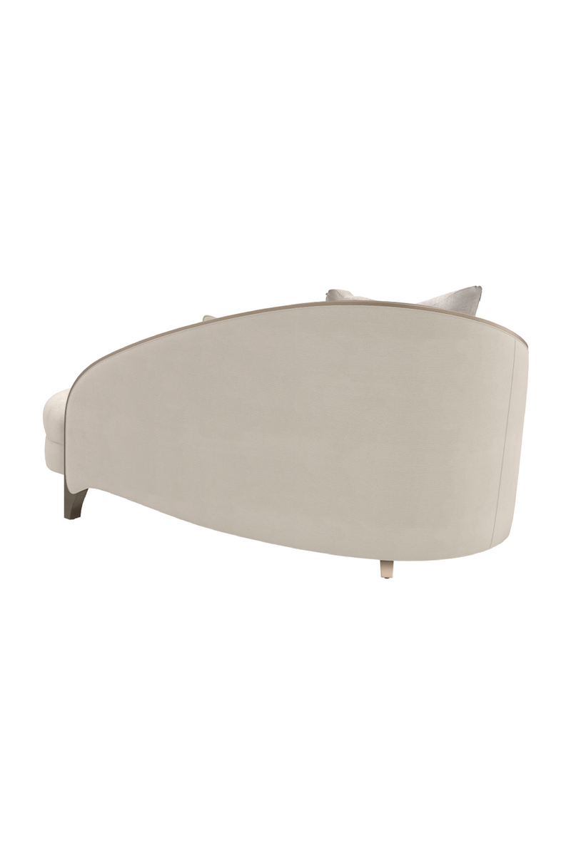 Cream Velvet Tufted Chaise | Caracole Valentina | Oroatrade.com