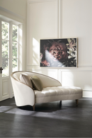 Cream Velvet Tufted Chaise | Caracole Valentina | Oroatrade.com