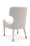 Sculptural White Modern Armchair | Caracole Valentina | Oroatrade.com