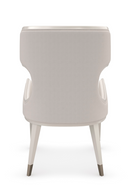Sculptural White Modern Armchair | Caracole Valentina | Oroatrade.com
