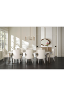 Sculptural White Modern Armchair | Caracole Valentina | Oroatrade.com