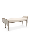 Oval Cream Bench | Caracole Valentina | Oroatrade.com