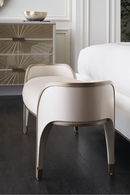 Oval Cream Bench | Caracole Valentina | Oroatrade.com