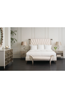 Oval Cream Bench | Caracole Valentina | Oroatrade.com