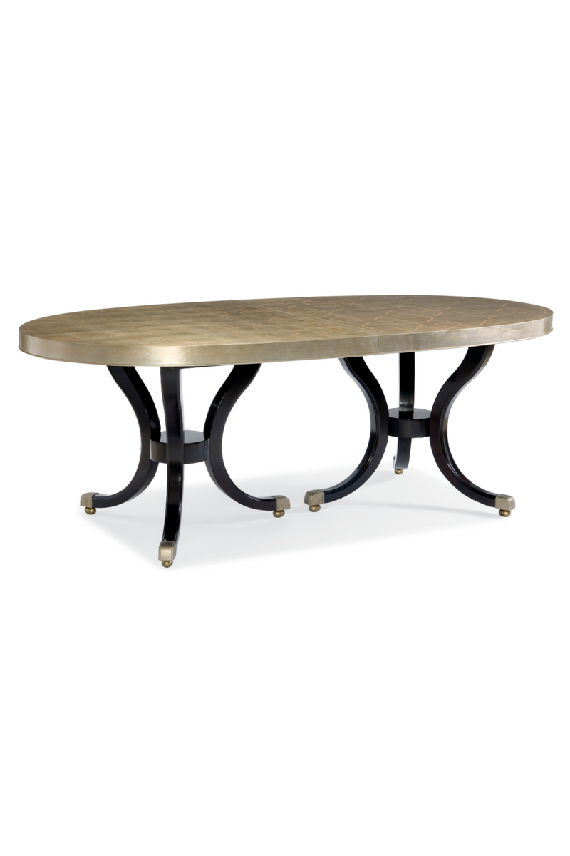 Latticed Oval Dining Table | Caracole Draw Attention | Oroatrade.com