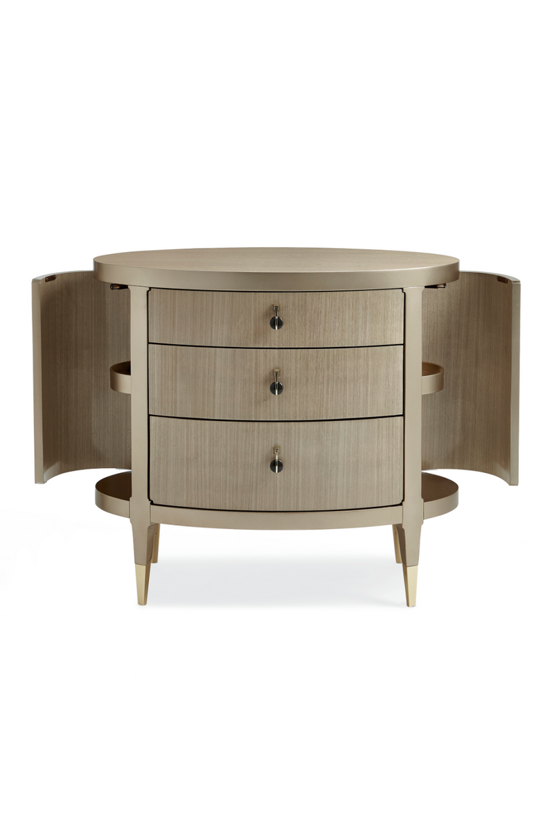 Mid-Century Modern Oval Nightstand | Caracole A Dream Come True | Oroatrade.com