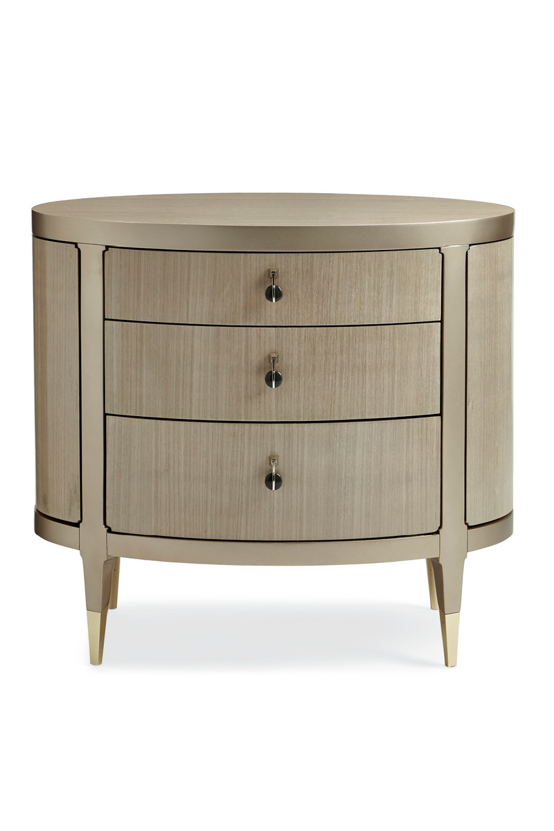 Mid-Century Modern Oval Nightstand | Caracole A Dream Come True | Oroatrade.com