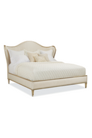 Winged Upholstered Bed | Caracole Bedtime Beauty | Oroatrade.com