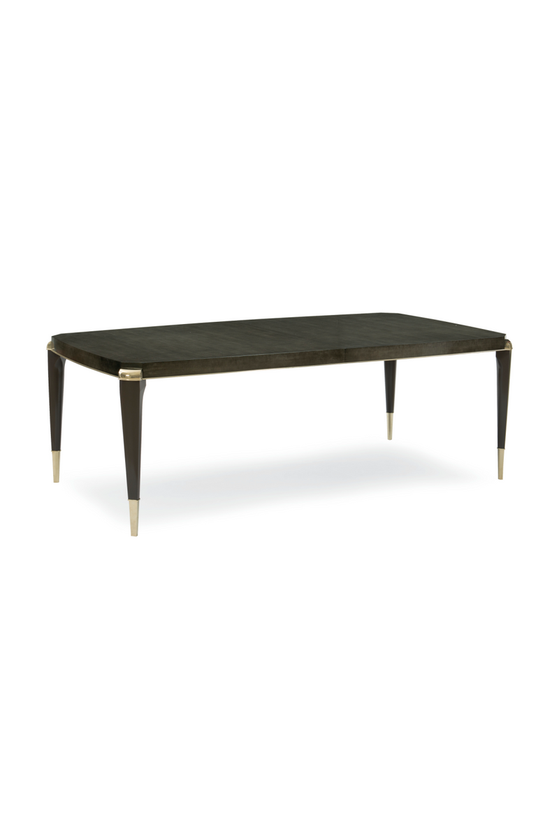 Black Modern Dining Table | Caracole All Trimmed Out | Oroatrade.com