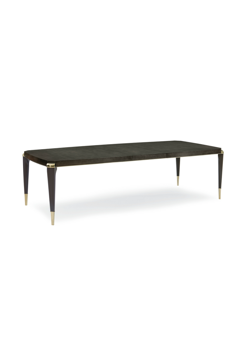 Black Modern Dining Table | Caracole All Trimmed Out | Oroatrade.com