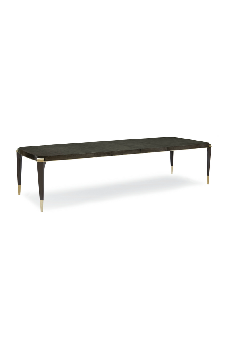 Black Modern Dining Table | Caracole All Trimmed Out | Oroatrade.com