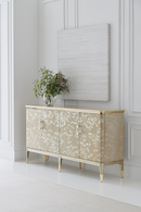Gold Wooden Sideboard | Caracole Turn A New Leaf | Oroatrade.com