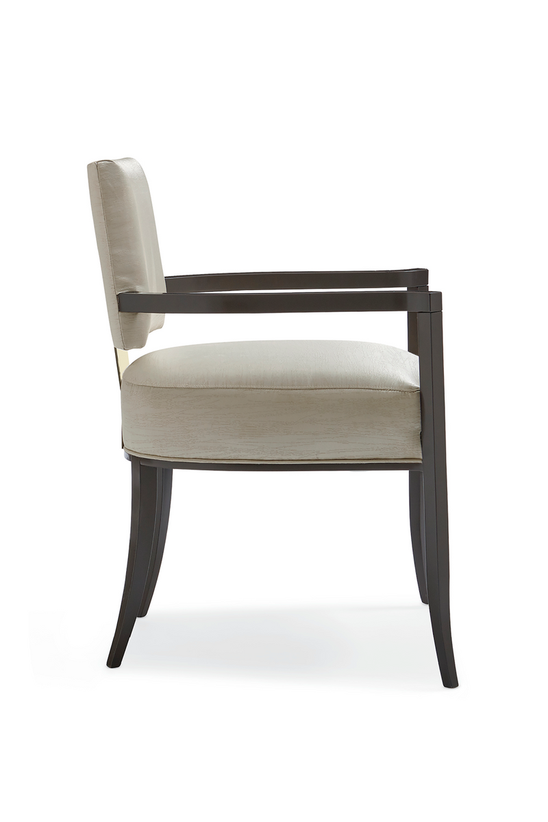 Neutral Sateen Dining Chair | Caracole Reserved Seating | Oroatrade.com