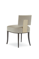 Neutral Sateen Dining Chair | Caracole Reserved Seating | Oroatrade.com