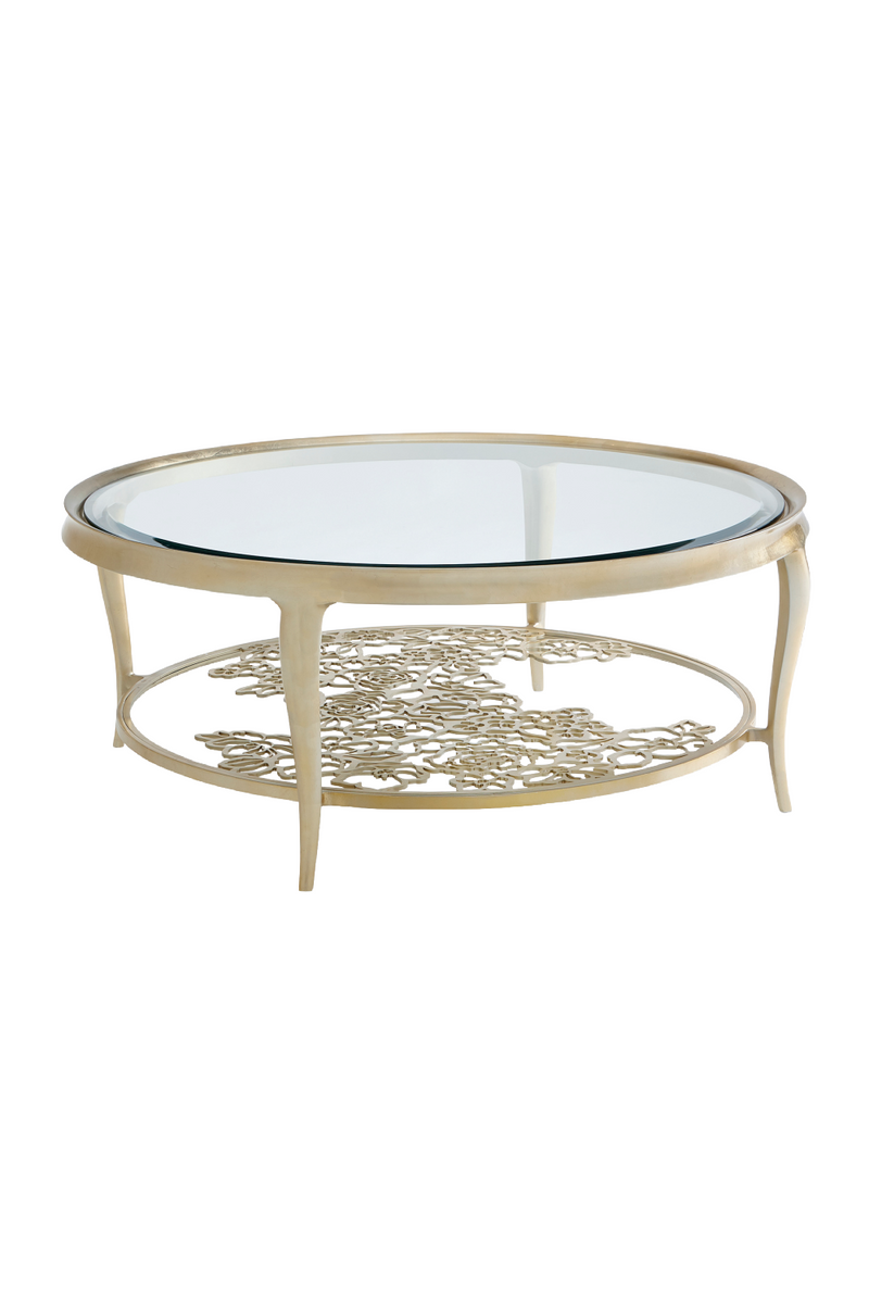 Floral Grille Coffee Table | Caracole Handpicked | Oroatrade.com